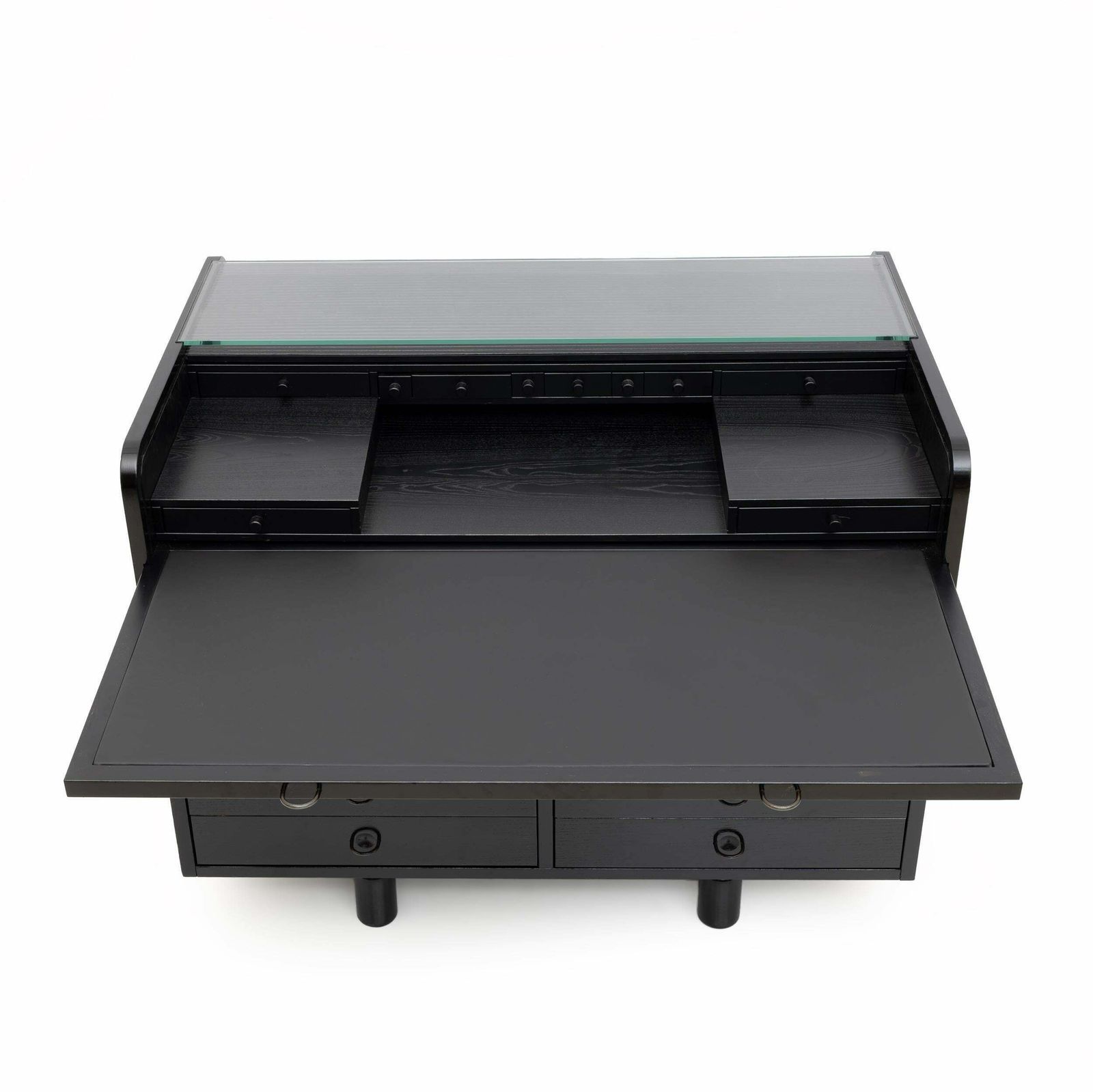 Mid Century Modern Italian Desk Table By Gianfranco Frattini For Bernini, 1960s photo Furniture