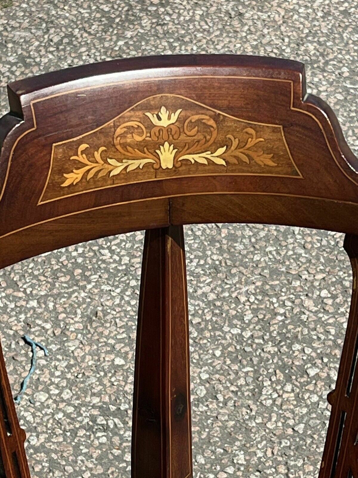 Edwardian Inlaid Mahogany Armchair photo 148.0