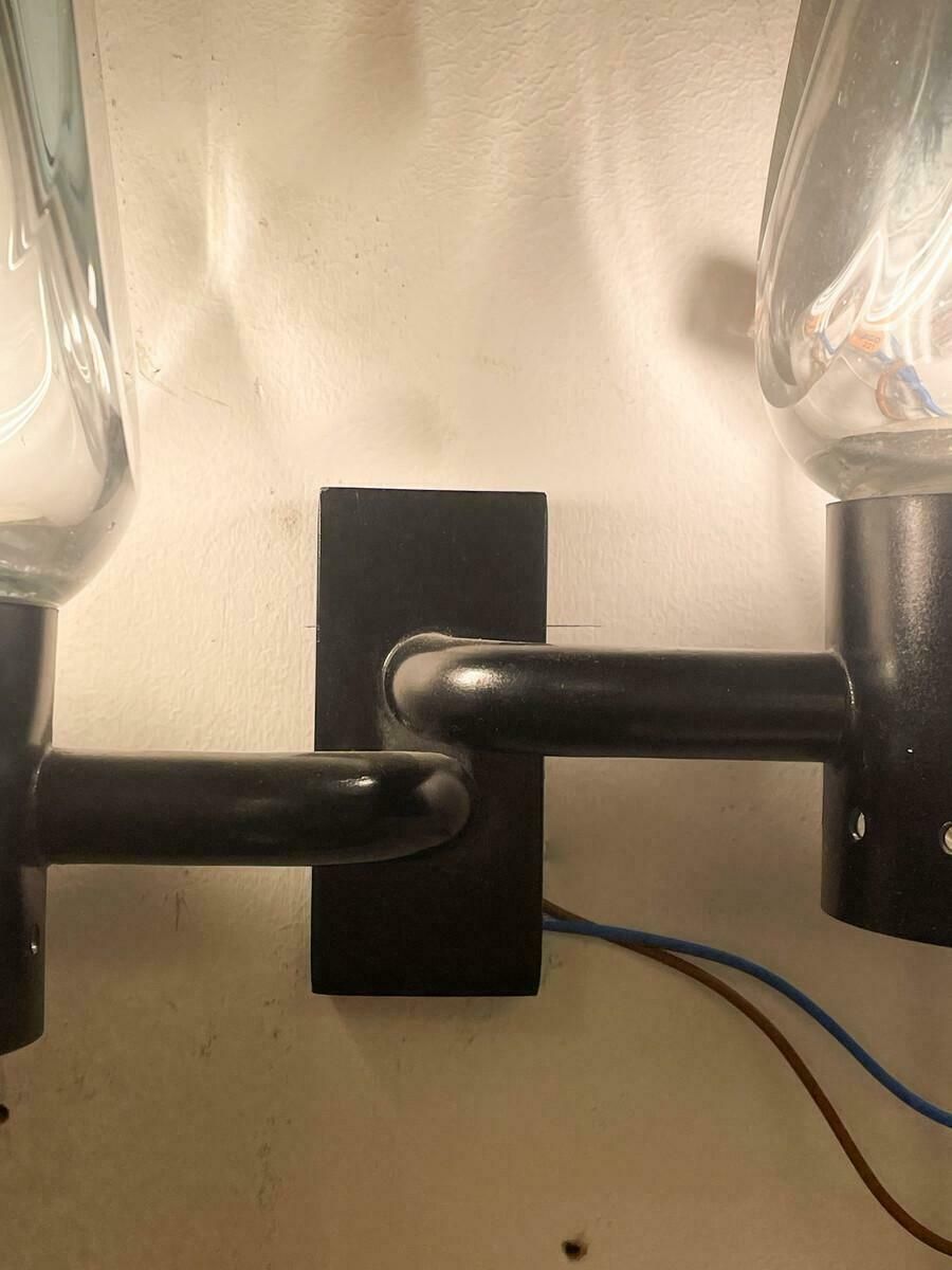 Pair Of Wall Lamp By Flavio Poli For Seguso, 1950s photo 2337.0