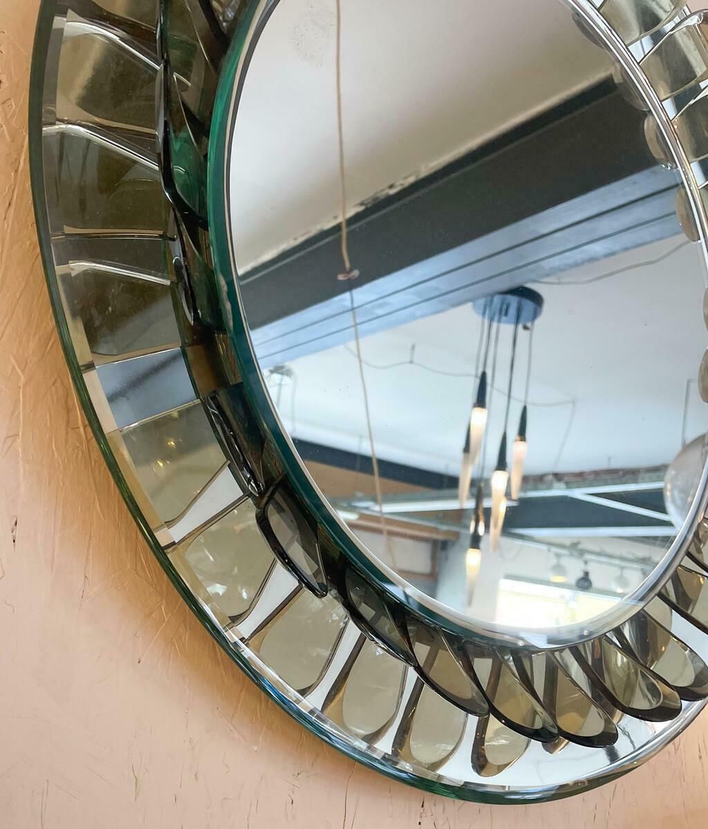 Flower Shaped Mirror By Max Ingrand For Fontana Arte, Italy, 1960s photo for sale