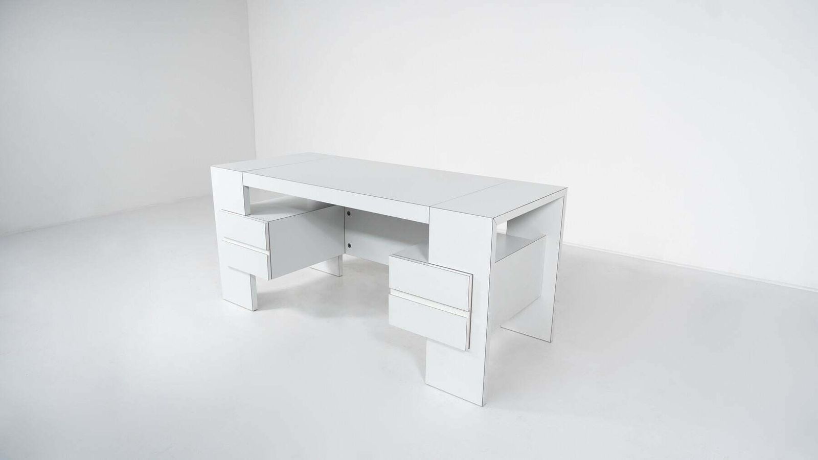 Mid Century Modern Desk By Wim Wilson For Castelijn, 1960s photo furniture