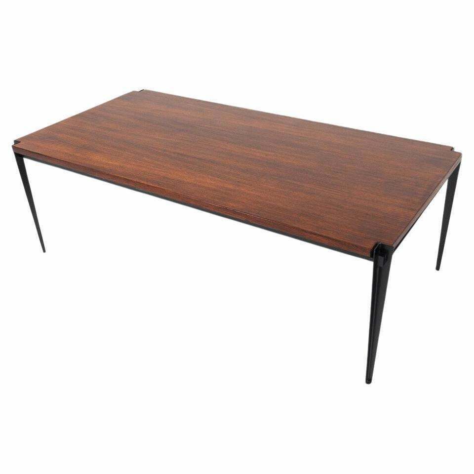 Mid Century Modern Wooden Coffee Table By Osvaldo Borsani, Italy