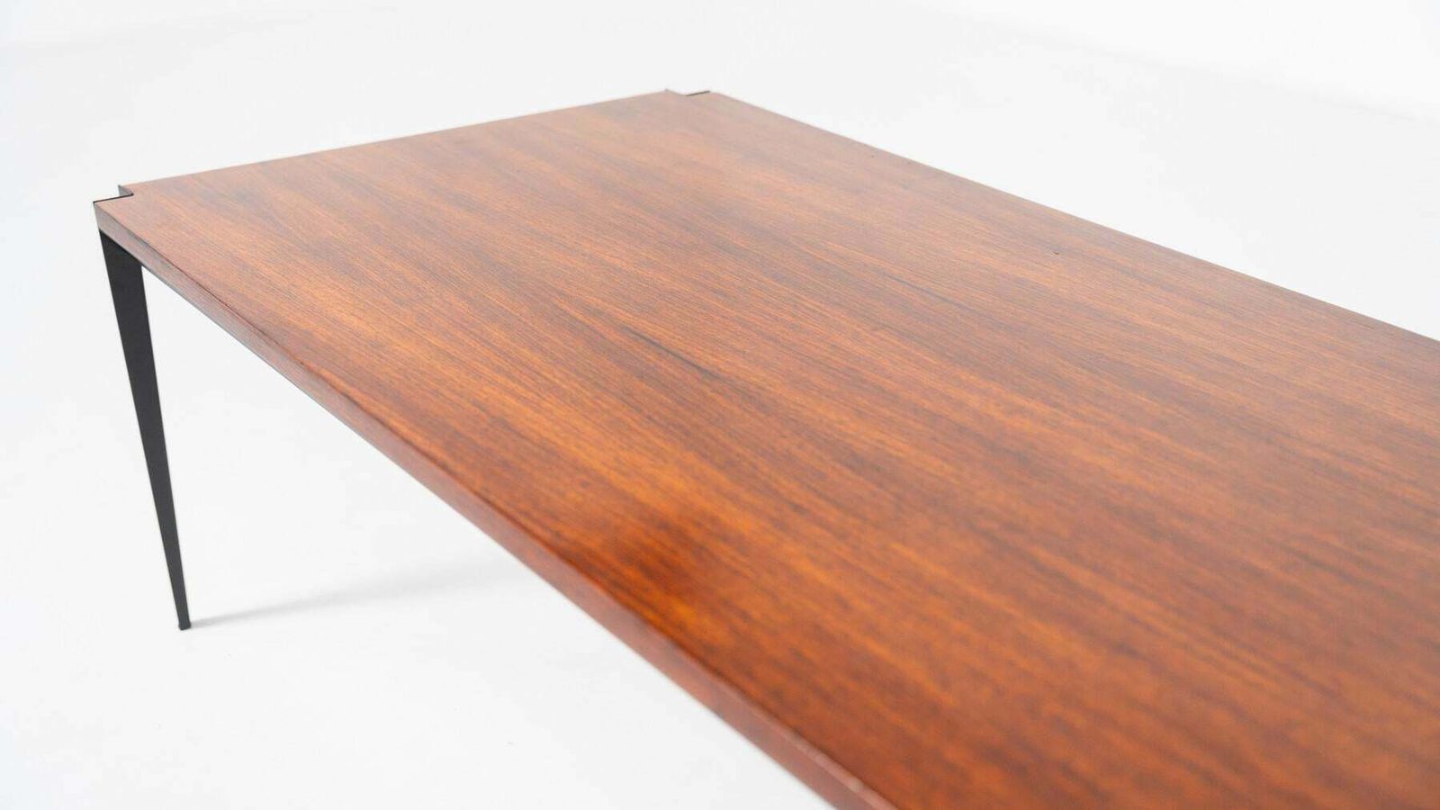 Mid Century Modern Wooden Coffee Table By Osvaldo Borsani, Italy photo vinterior