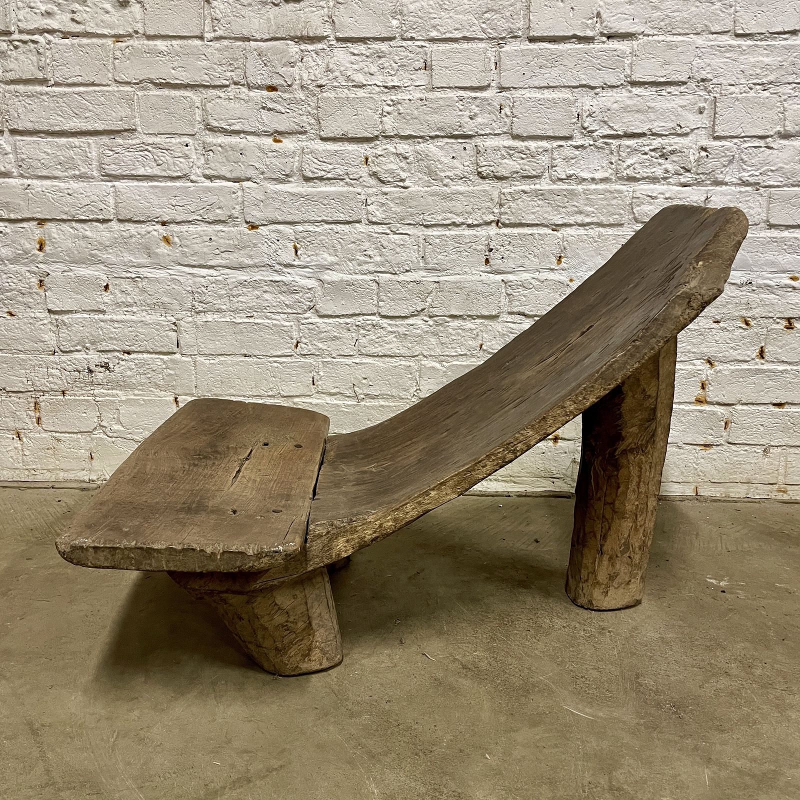 African Wooden Birthing Chair photo vinterior