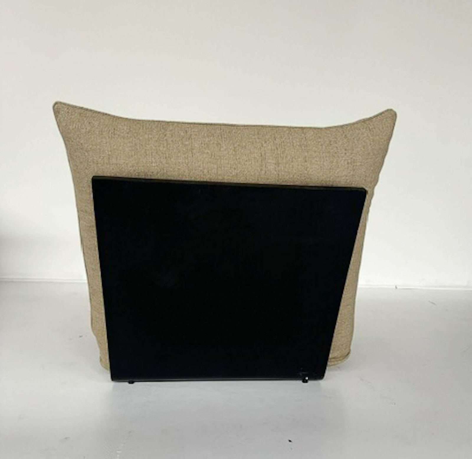 Mid Century Modern Armchair, Italy, Wood And Fabric   3 Available photo for sale