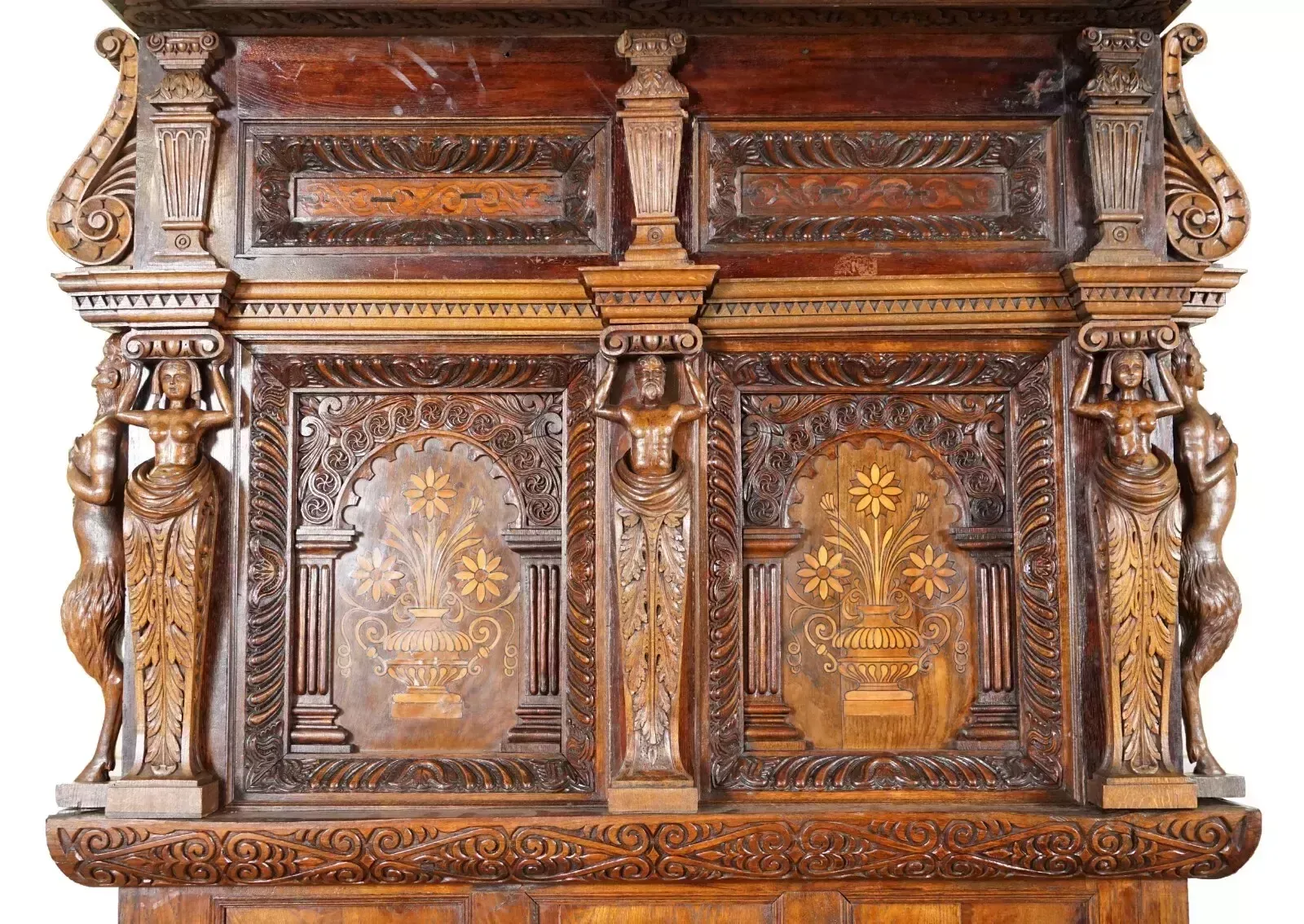 photo vinterior Large & Important Antique Circa 1600 Charles I Documented English Oak Tester Bed