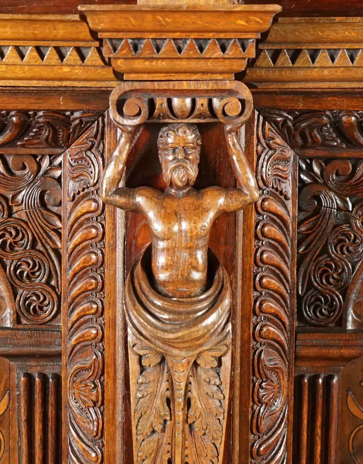 photo buy Large & Important Antique Circa 1600 Charles I Documented English Oak Tester Bed