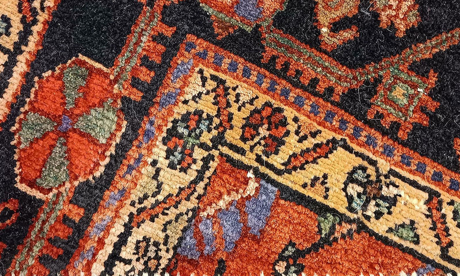 Handmade Rug Doormat Oriental Rug Semi Circular Interior Carpet Mat Entrance Way photo Textiles