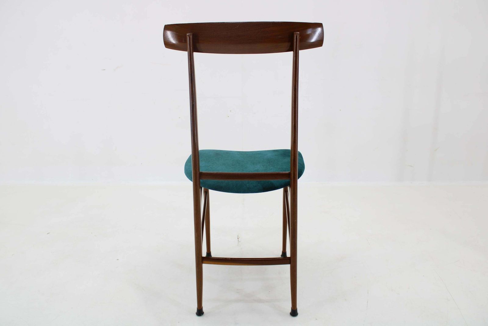 1960s Set Of Four Mahogany Dining Chairs, Italy photo buy