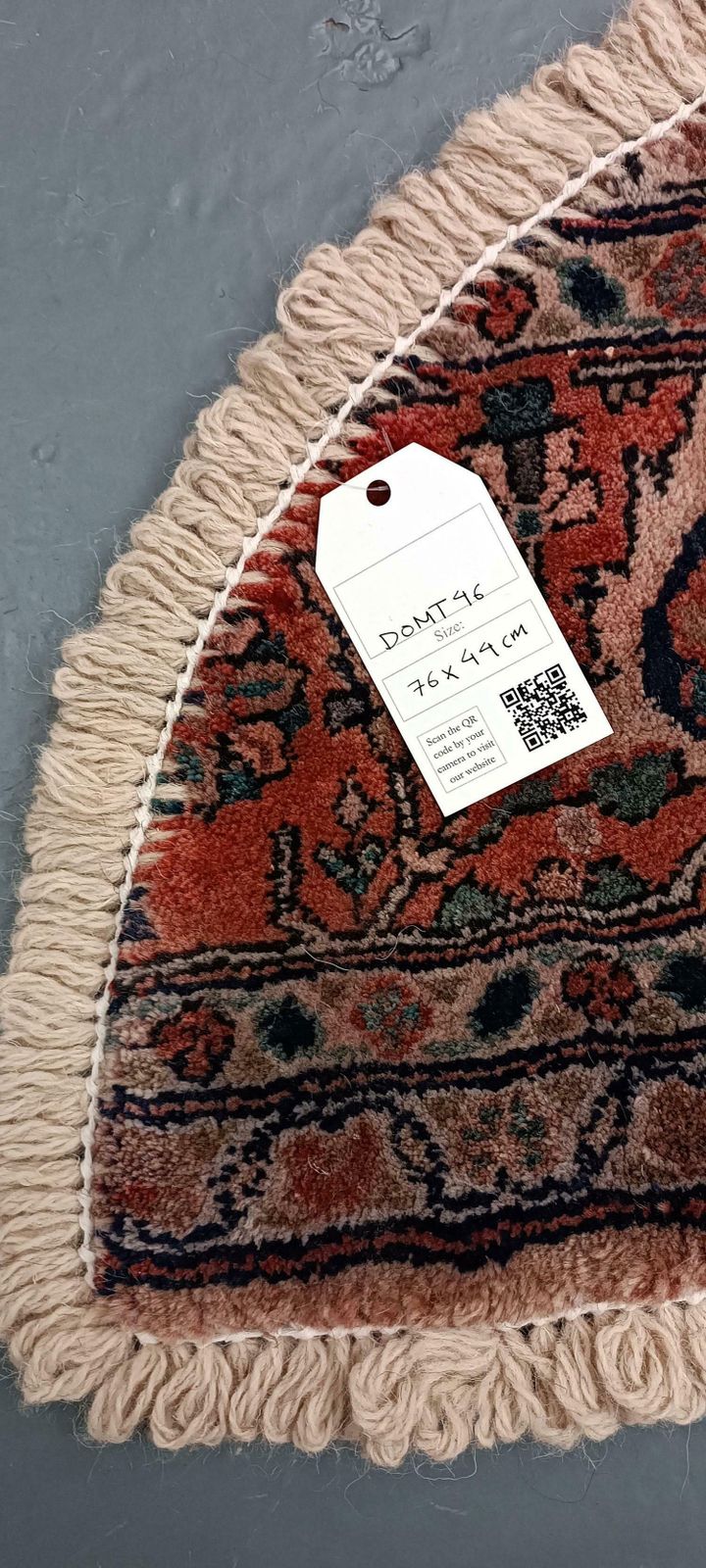 photo for sale Handmade Rug Doormat, Oriental Rug Dust Barrier Interior Carpet Mat Entrance Way