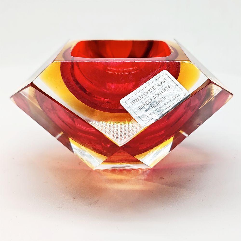 1960s Ashtray Or Catch All In Murano Glass By Flavio Poli For Seguso. Made In Italy. photo Home Decor