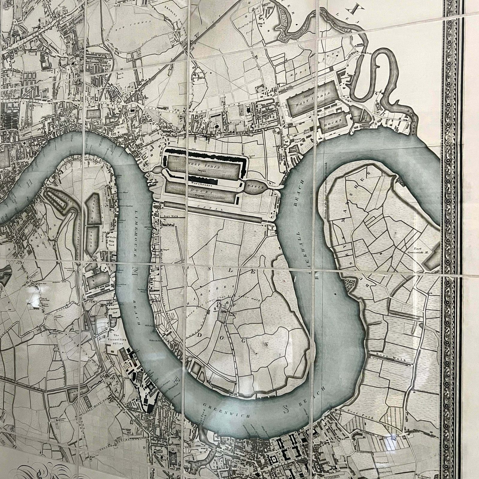 photo for sale Greenwood's London Map Circa 1827   Large
