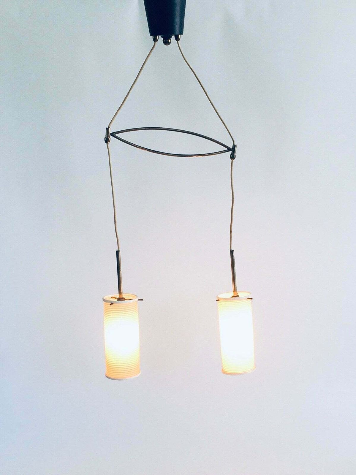 1950's Rotaflex Double Pendant Lamp photo furniture