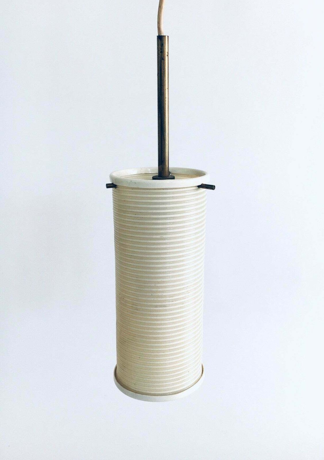 photo vintage Rotaflex Dubbele Hanglamp, Ca. Jaren 1950