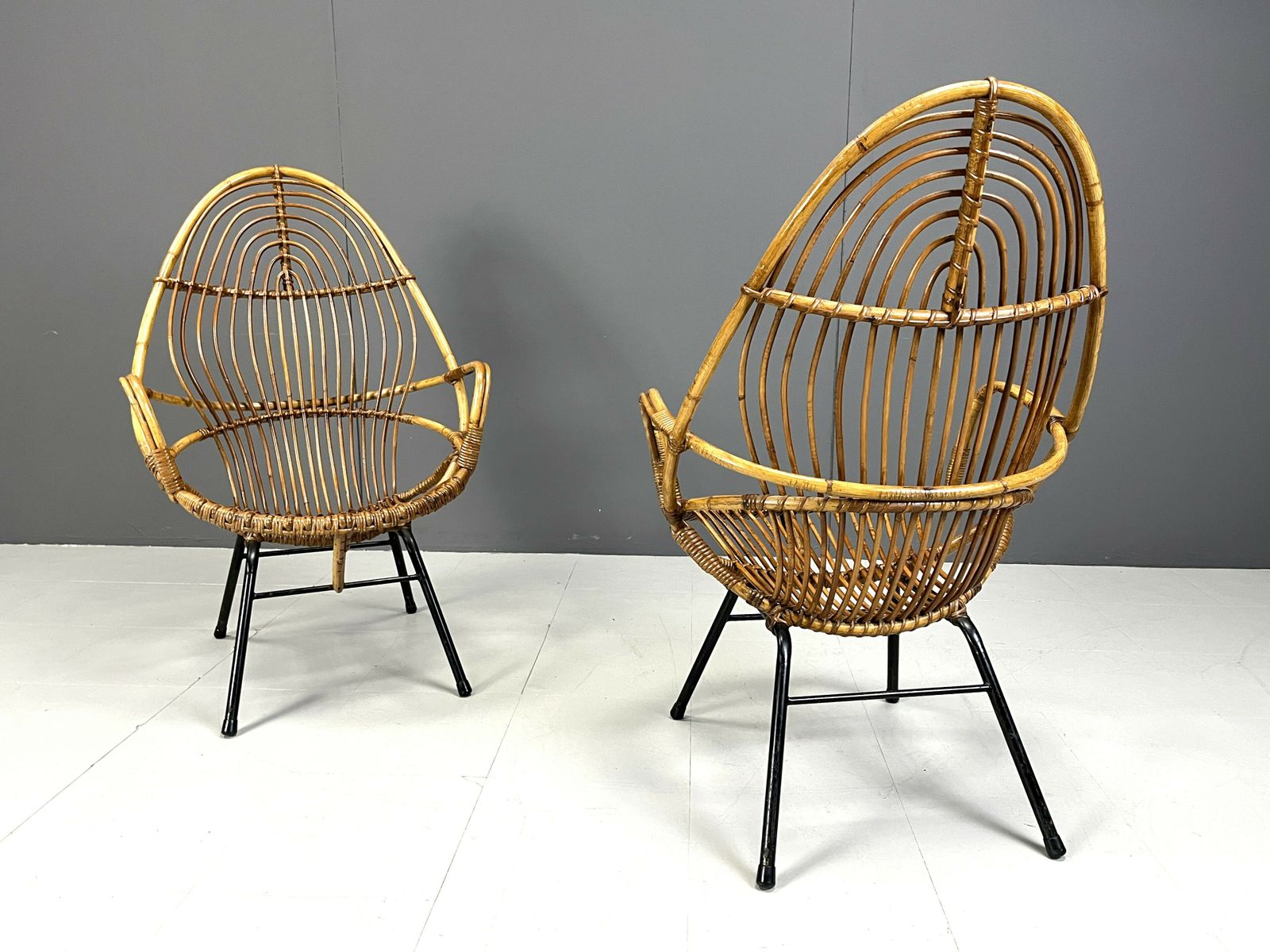 Pair Of Mid Century Chairs By Rohé Noordwolde, 1960's, Netherlands photo furniture