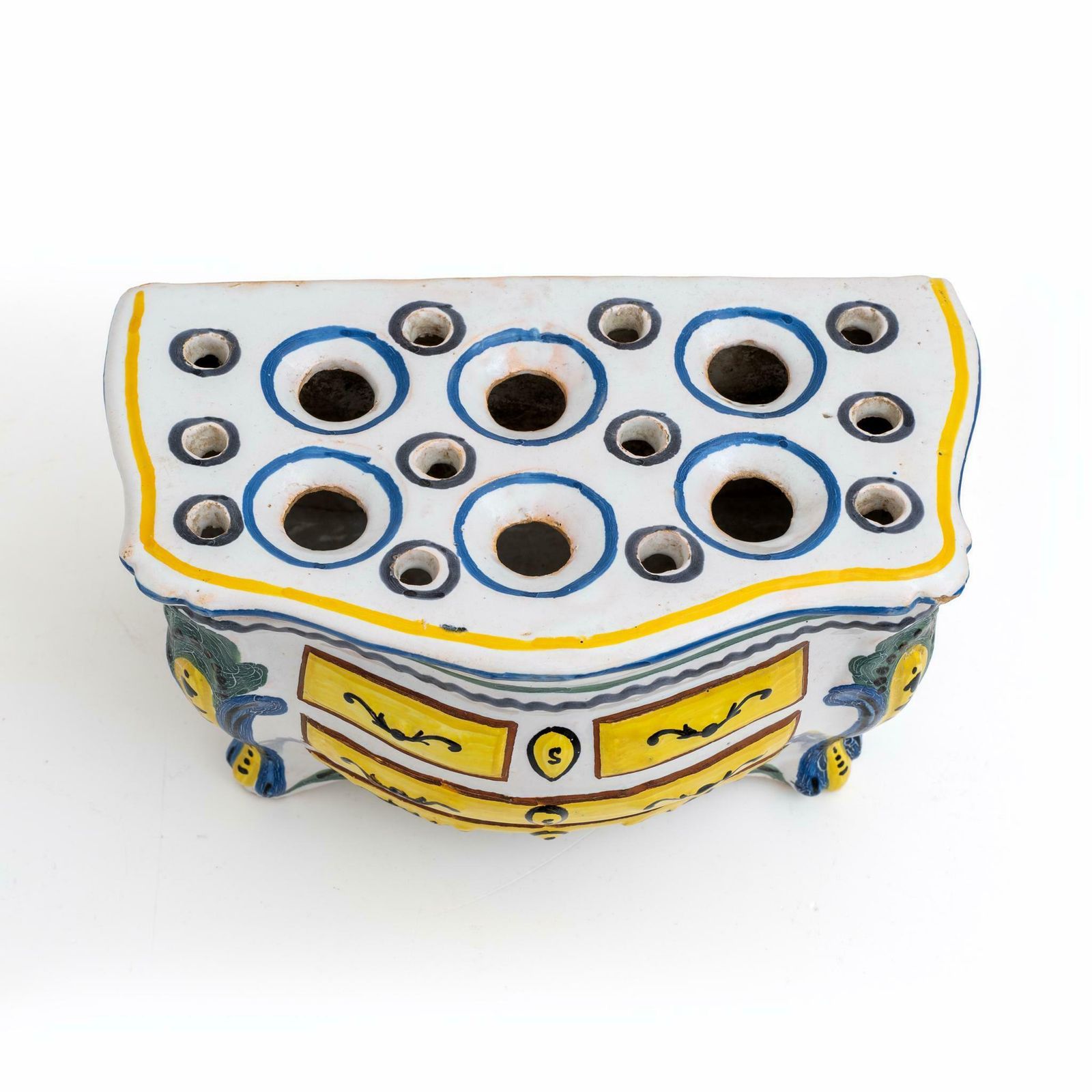 photo buy Second Half 18th Century France Shaped Planters "Commode" Nevers Manufacture