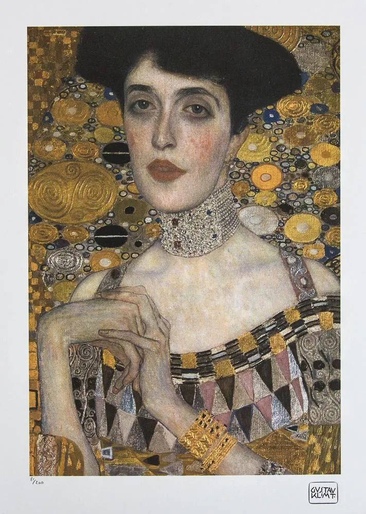 1990s Gustav Klimt "Portrait Of Adele Bloch Bauer" Offset Of Lithograph photo 1000.0