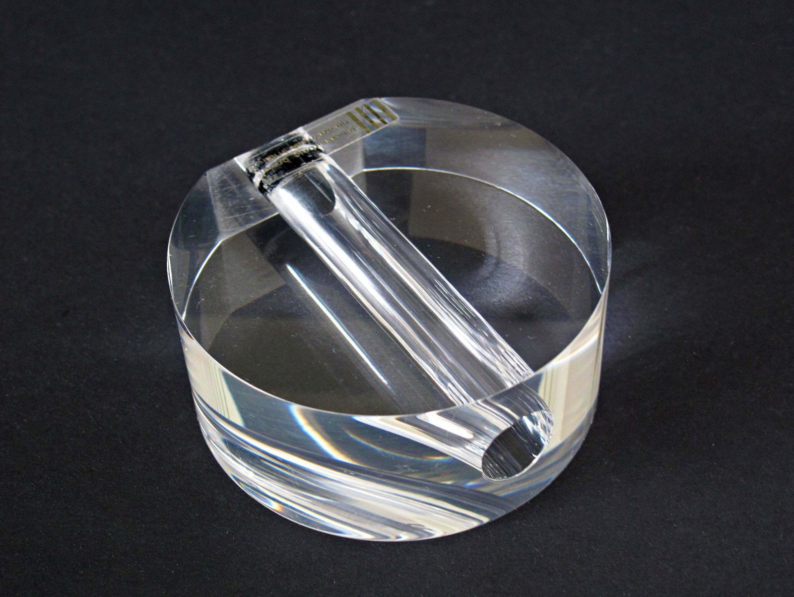 photo furniture Feliceantonio Botta Lucite Vase   Clear Lucite Soliflore Vase By Felice Antonio Botta Of Italy