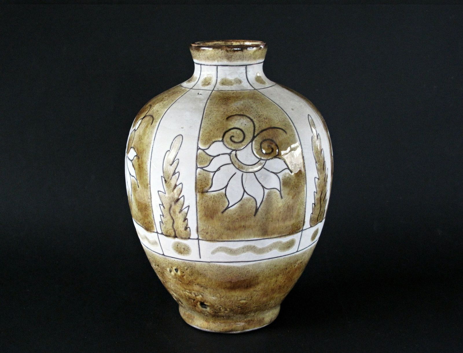 Alain Maunier Vallauris Vase, 1960s photo vintage
