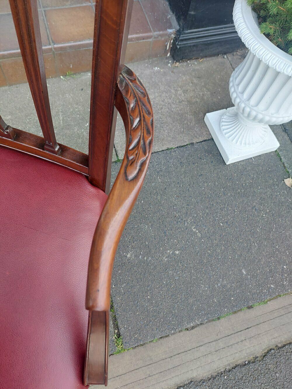George III Mahogany Carver Chair photo for sale