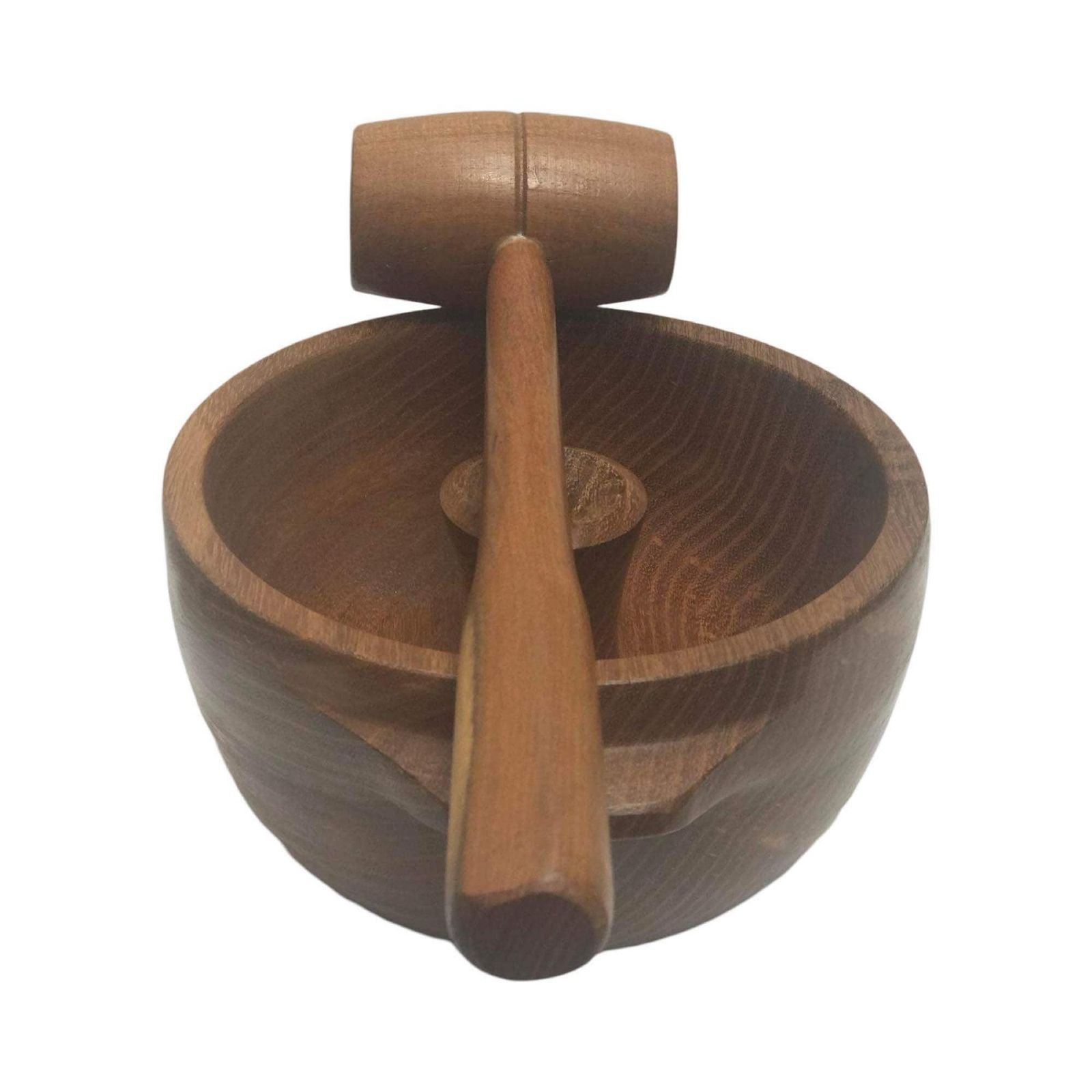 Nutcracker Wooden With Hammer Nutcracker Wood Mid Century Wood Decor Christmas Gift French Gift For Him Mcm Decor Nut Dish photo vintage