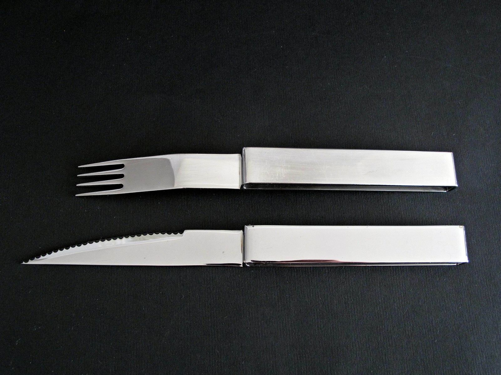 Hackman Steak Cutlery Designed By Harri Koskinen   Stainless Steel Steak Cutlery By Hackman For Iitala, Finland photo Home Decor