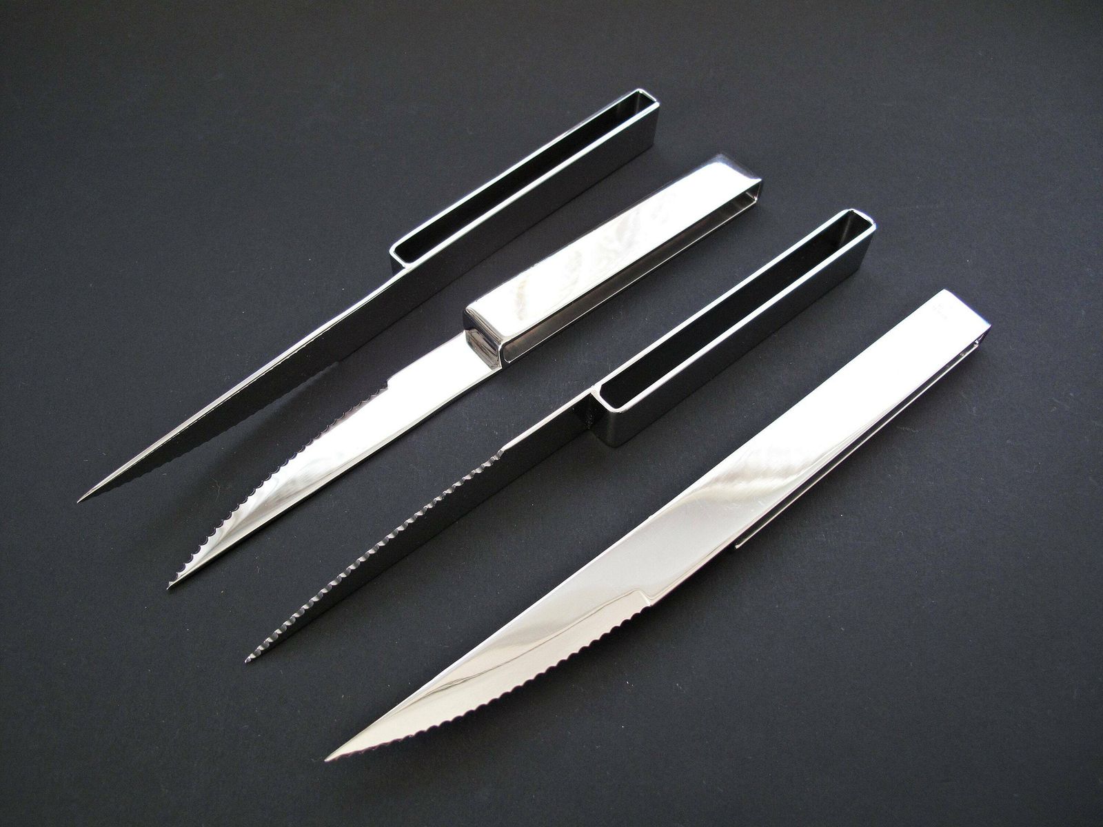 photo furniture Hackman Steak Cutlery Designed By Harri Koskinen   Stainless Steel Steak Cutlery By Hackman For Iitala, Finland