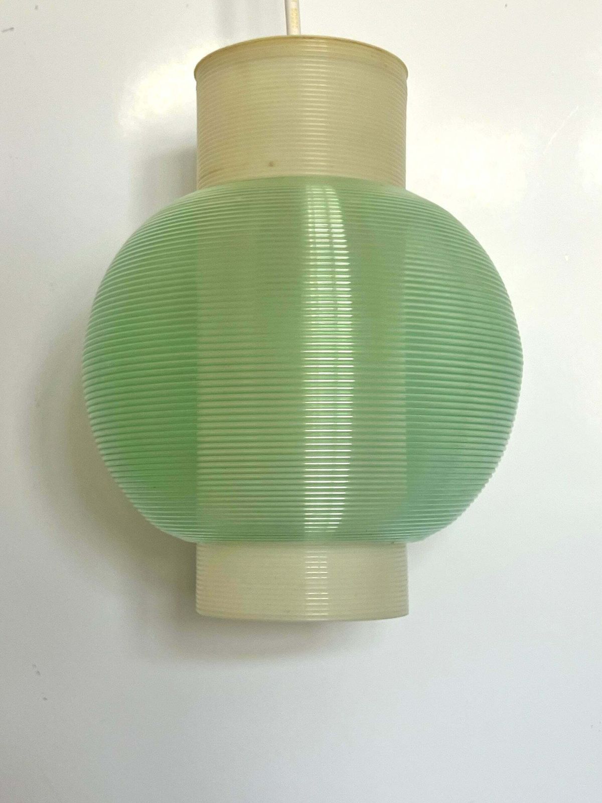 Rare Mid Century Modern Rotaflex Pendant Lamp By Yasha Heifetz USA 1960s photo 245.0