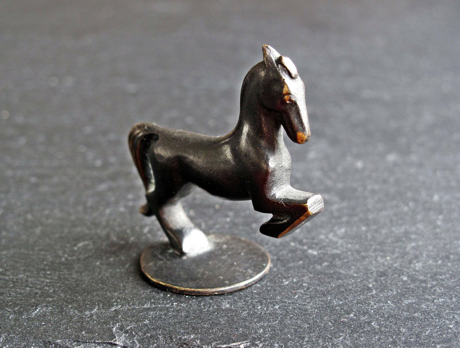 Richard Rohac Small Horse   Blackened Brass Small Horse By Richard Rohac Of Austria photo for sale