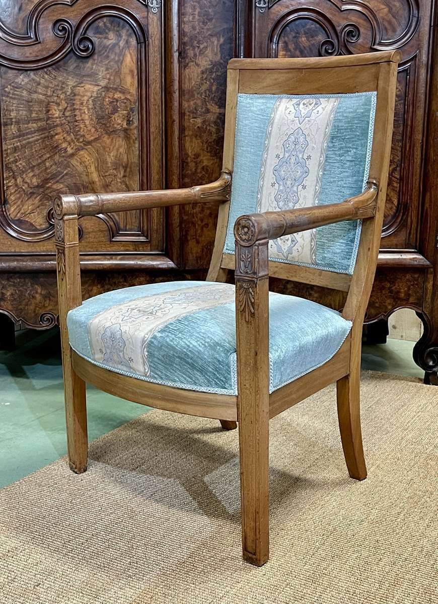 Restoration Period Armchair In 19th Century photo furniture
