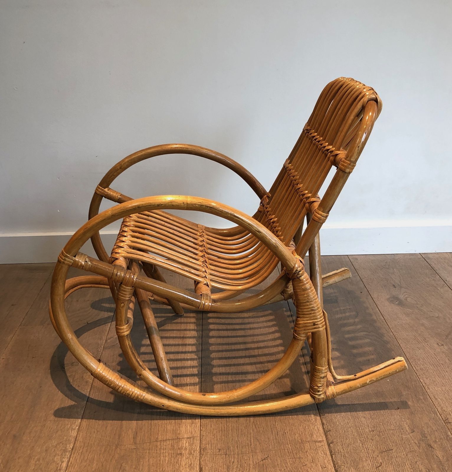 580.0 Rattan Children's Rocking Chair photo