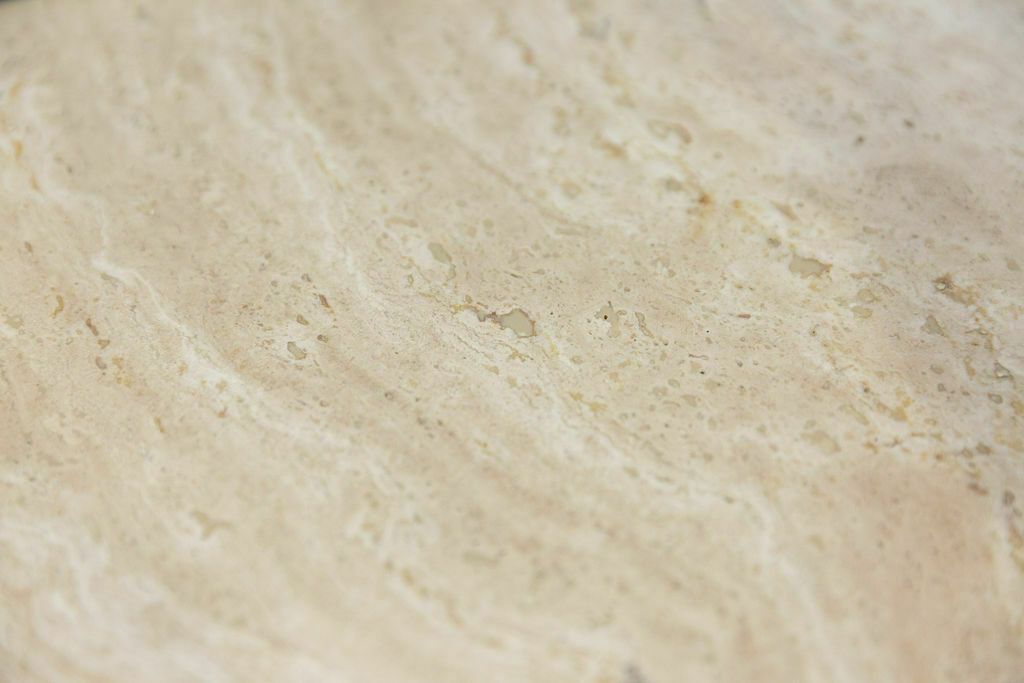 Travertine Large Solid Square Stone Coffee Table End Table photo 795.0
