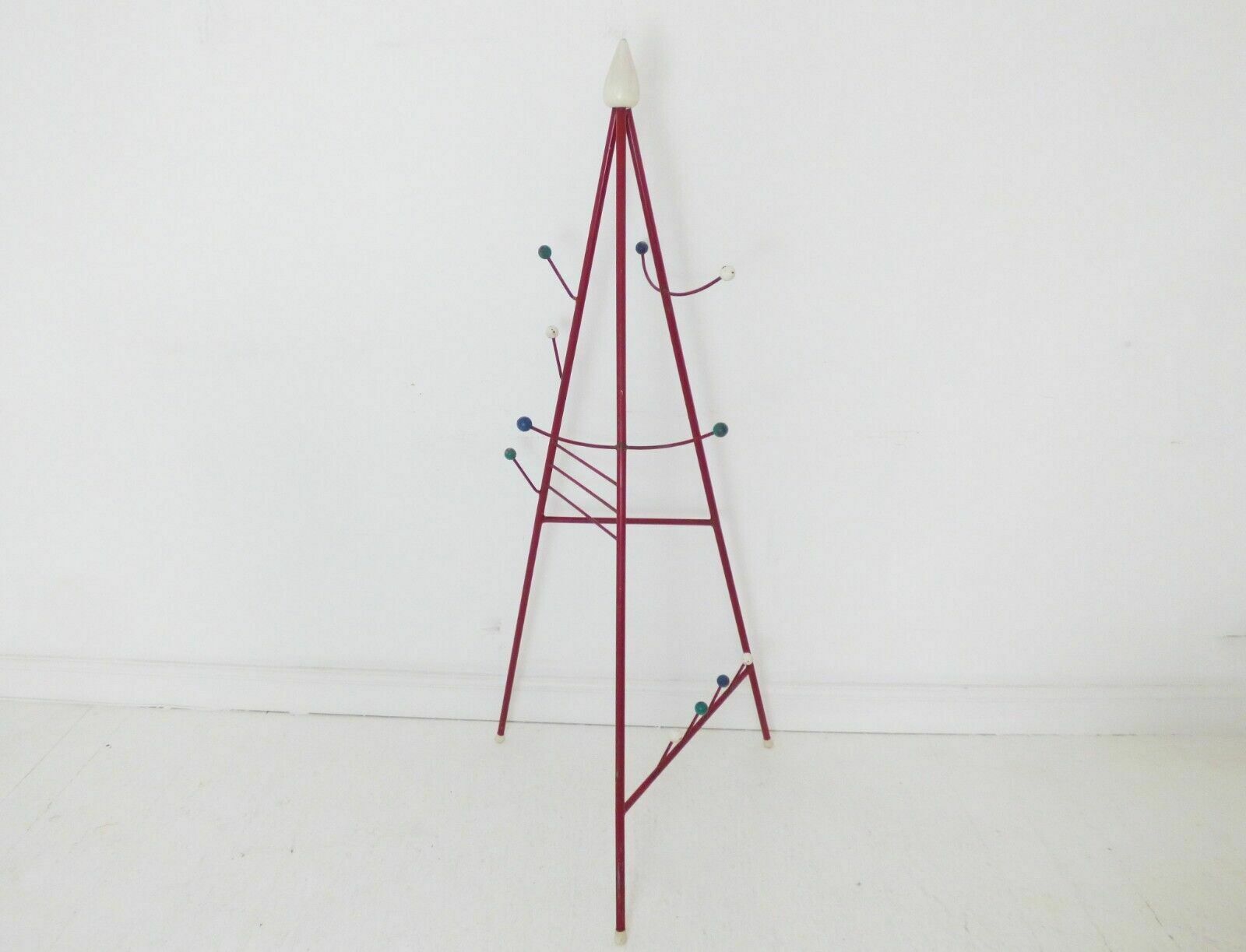 Stunning Vintage Sculptural Atomic Metal Belgian Coat Stand / Hall Stand   1958 photo for sale