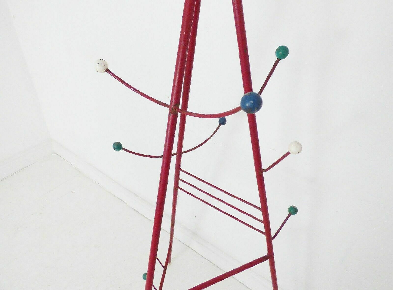 Stunning Vintage Sculptural Atomic Metal Belgian Coat Stand / Hall Stand   1958 photo Furniture