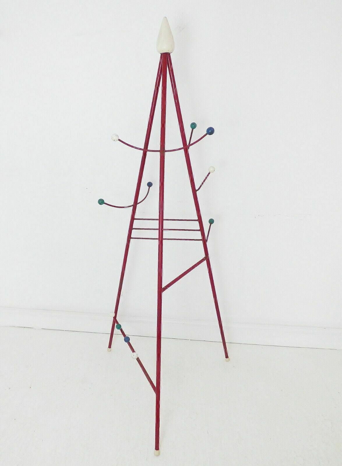 Stunning Vintage Sculptural Atomic Metal Belgian Coat Stand / Hall Stand   1958 photo 1225.0