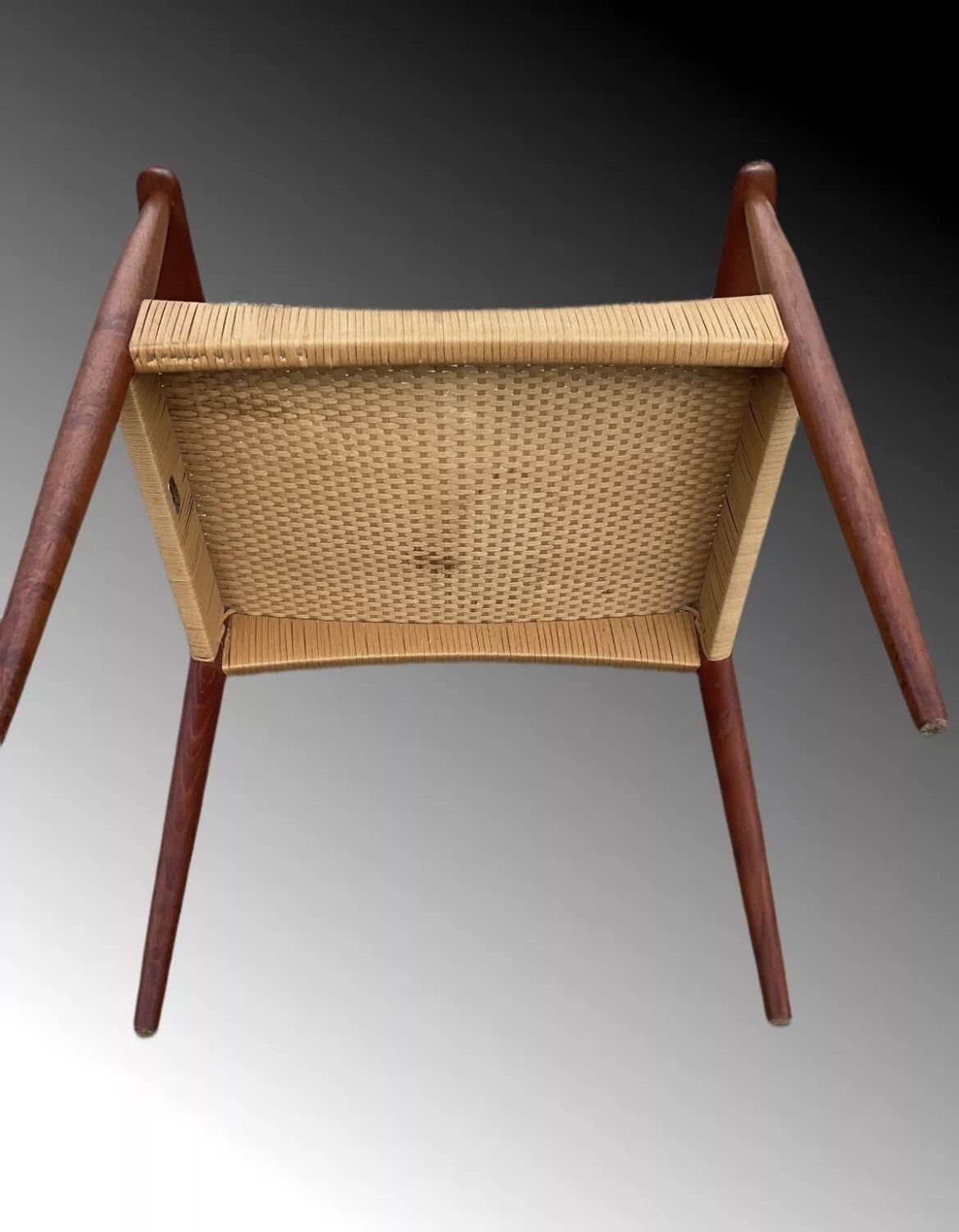 Furniture Danish Modern Chair By Enjar Larsen & Bender Madsen For Willy Beck, Mid Century Style photo