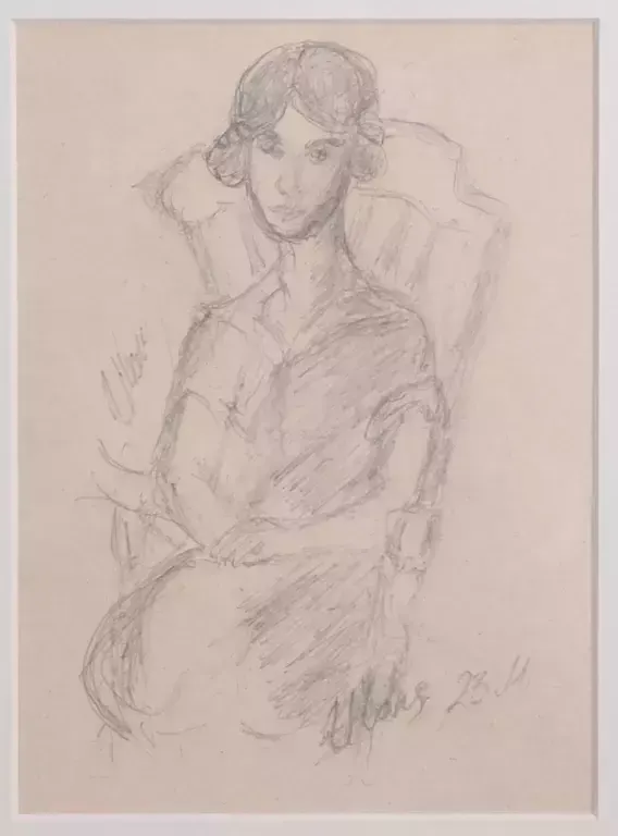 Sketch For The Portrait Of Meija Amiragova photo 424.0