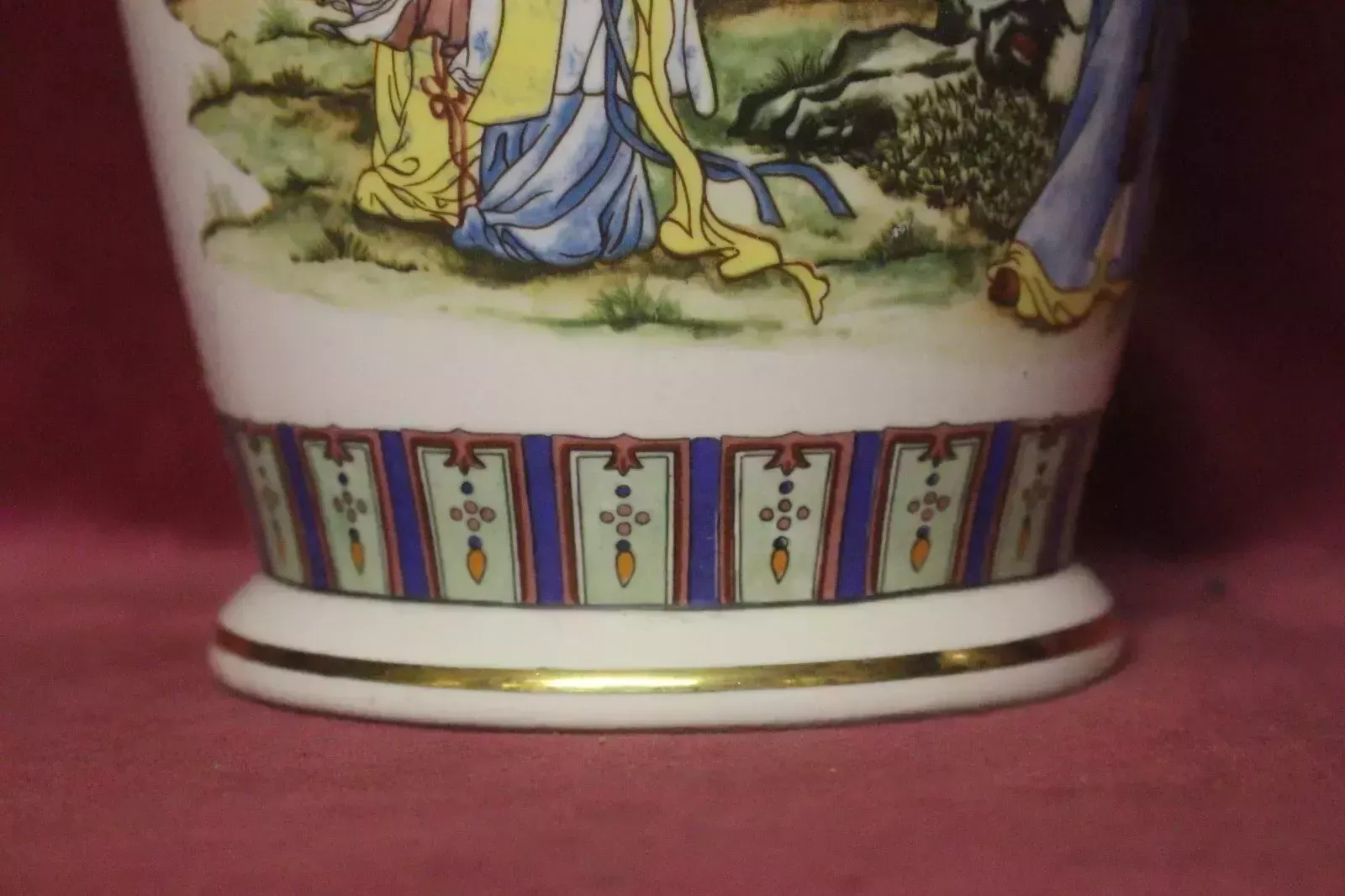 Antiques Enameled Porcelain & Pottery Ginger Vase Chinese Hand Painted photo Home Decor