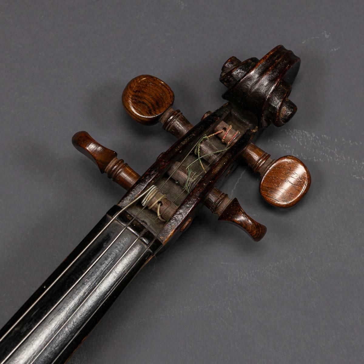 Antique 20th Century Victorian Practice Skeleton Violin C.1900 photo buy