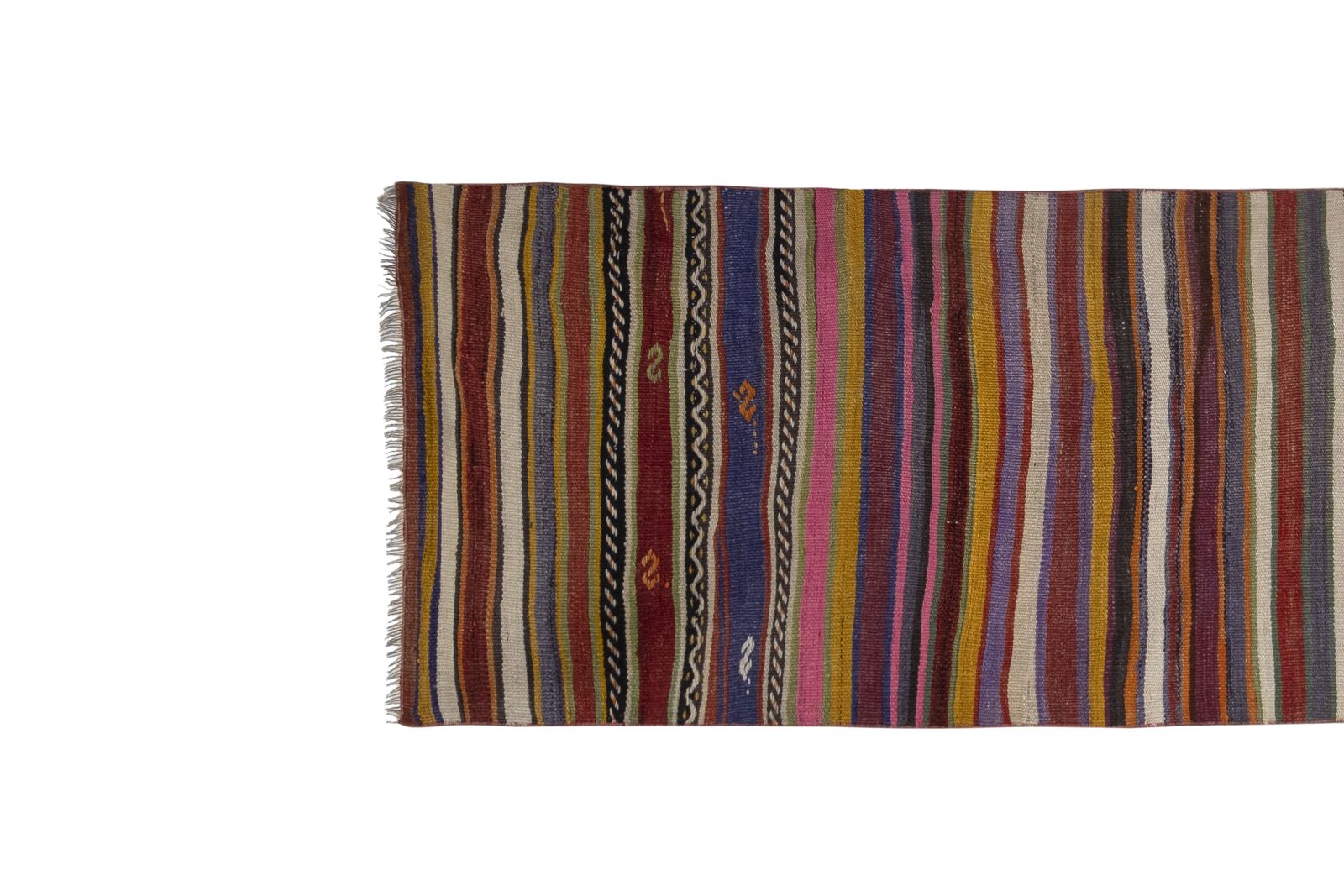 1970s Vıntage Turkish Oushak Handmade Wool Kilim Rug photo vinterior