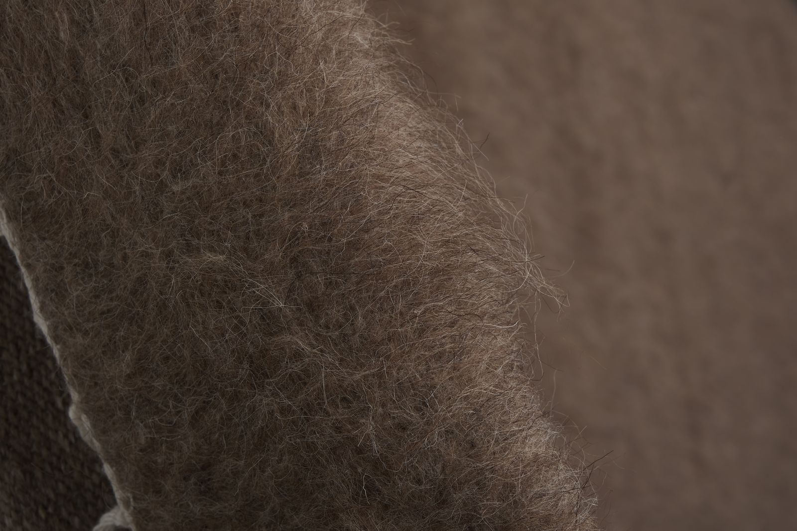 Vintage Brown Camel Hair Blanket Kilim Rug 5'5'' X 7'1'' photo vinterior