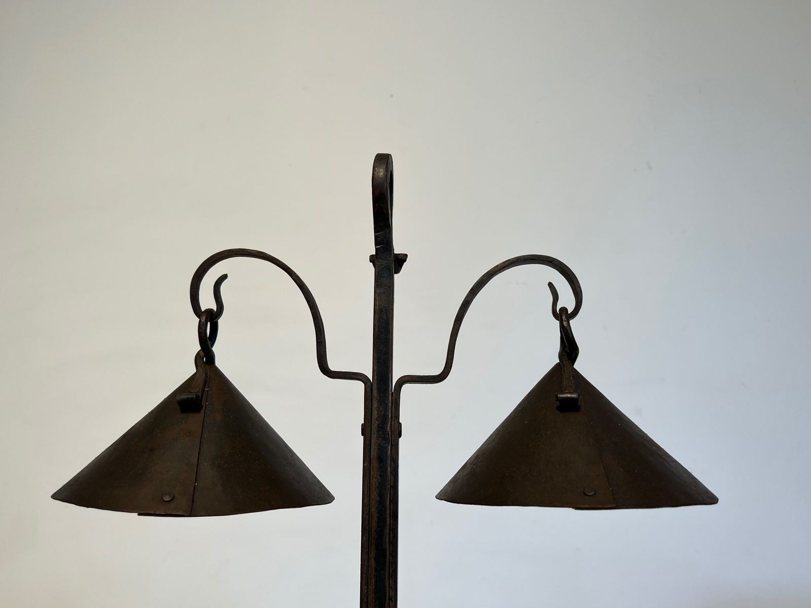 Wrought Iron Candelabra With 2 Lights photo for sale
