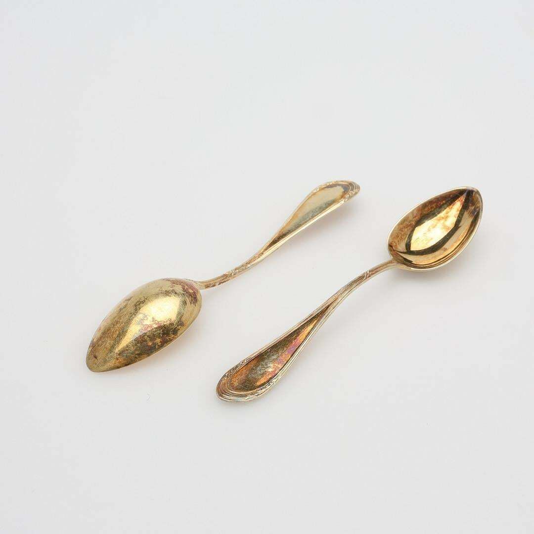 4400.0 Exclusive Tea Coffee Spoons, 47 Pcs. Sterling Silver & Rare Collection 4 Set Box photo