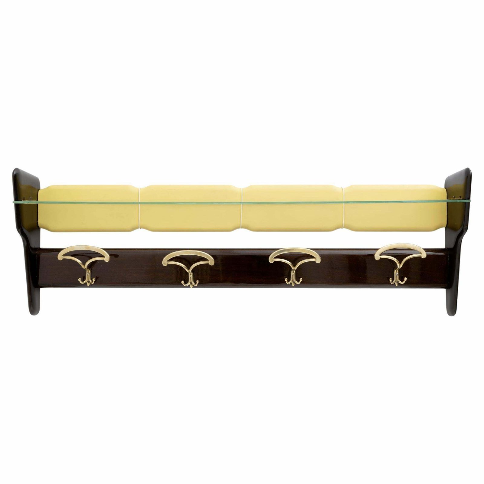 Attributed Ico Parisi Mid Century Modern Italian Wall Coat Hanger, 1950s
