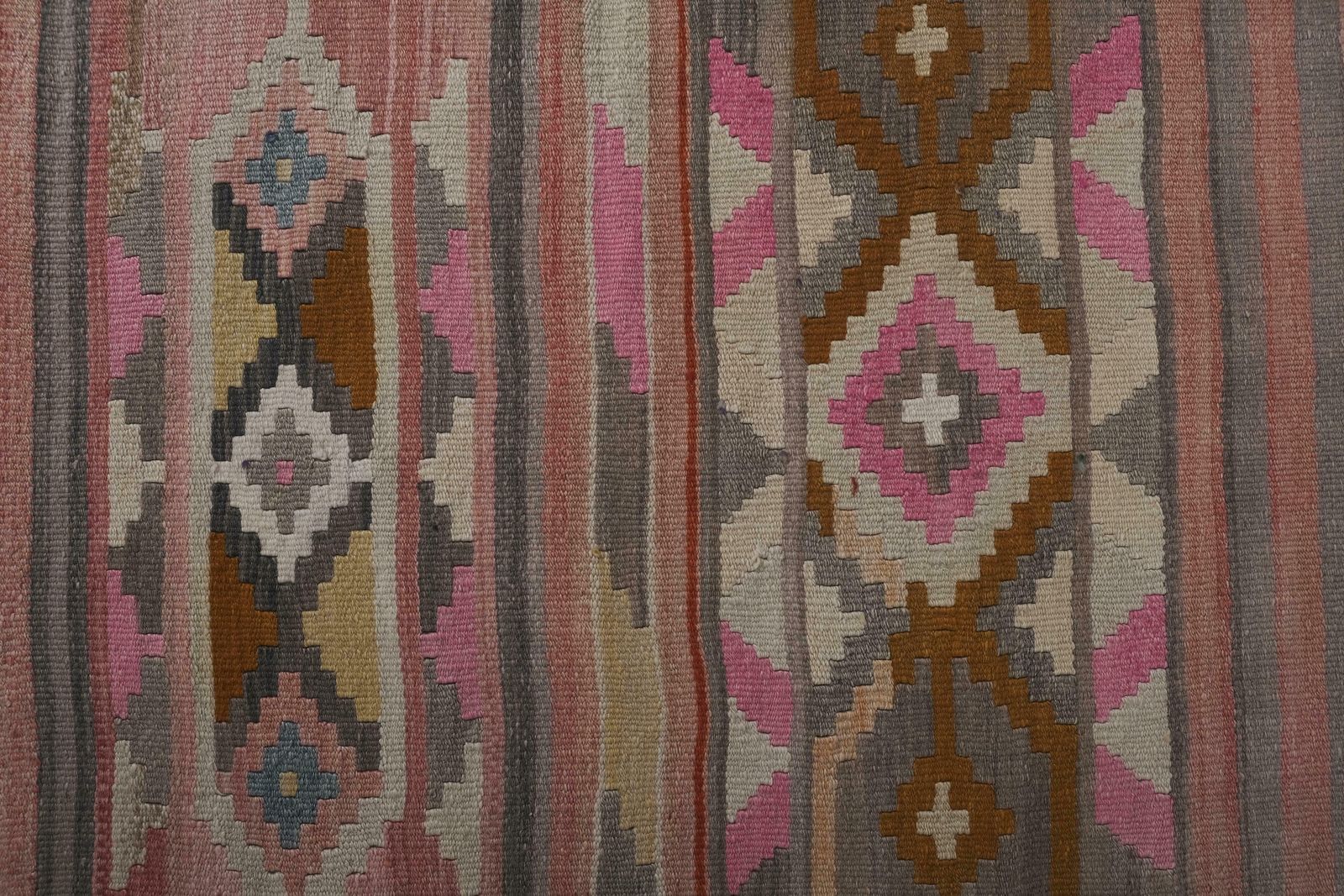 Vintage Turkish Anatolian Kilim Runner Rug   Stair Kilim photo 1700.0