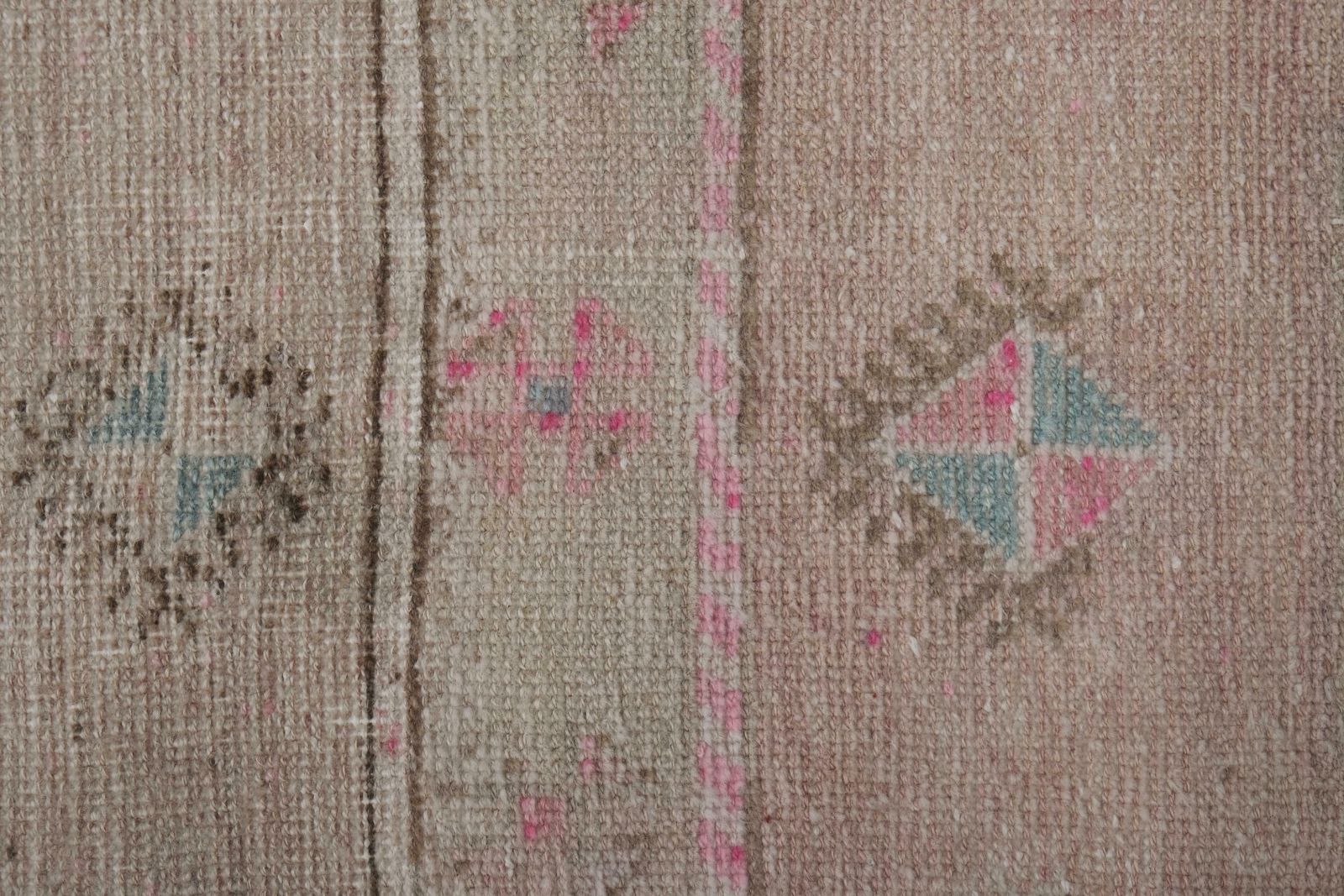 1960s Distressed Extra Long Turkish Runner Rug   Stair Carpet 2'6'' X 24'1'' photo buy