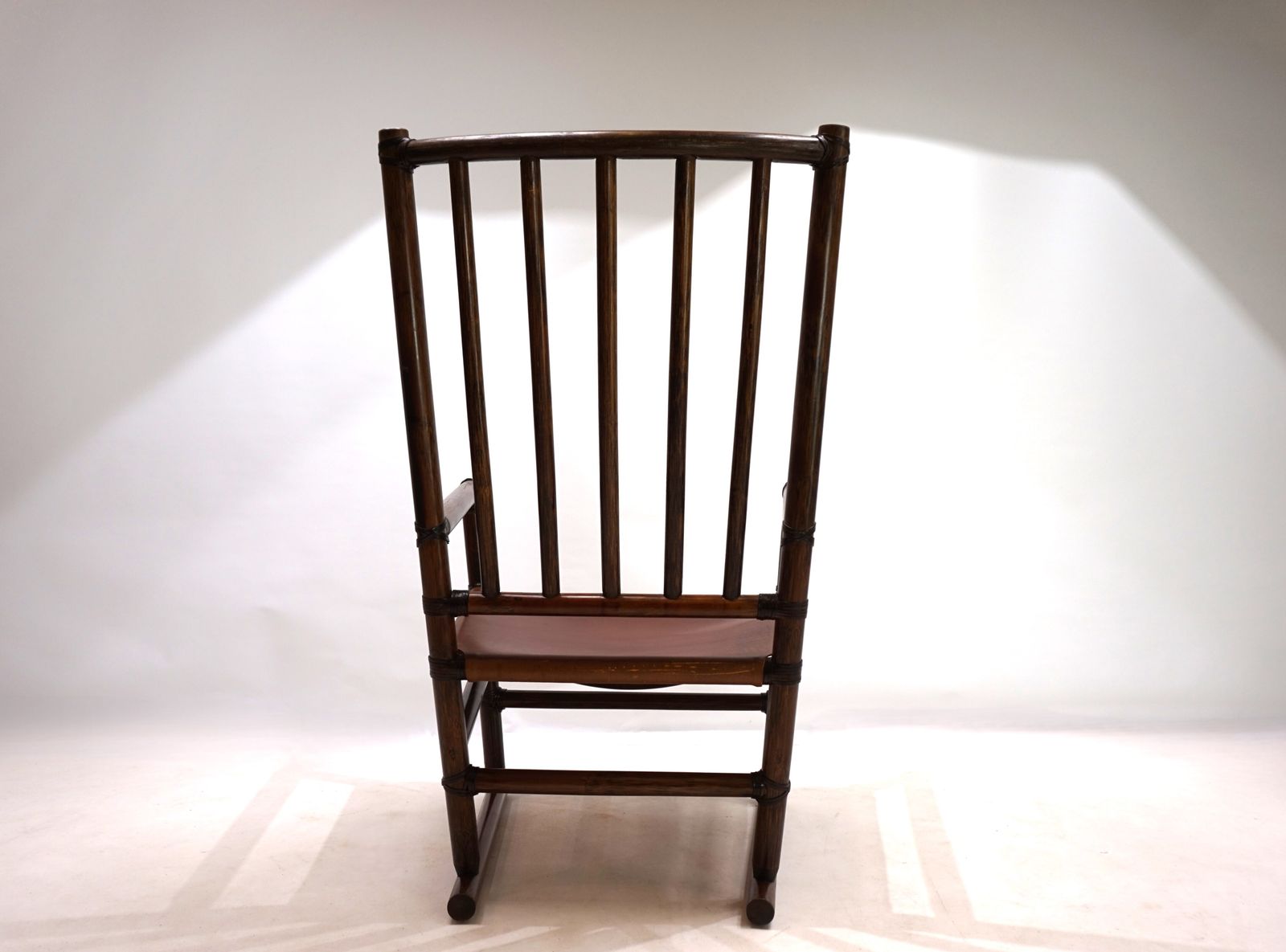 Manou Rattan Armchair With Leather Seat, 1960 photo buy