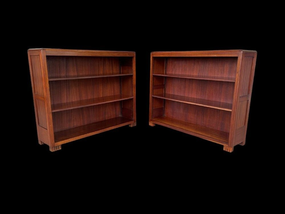 Pair Of Art Deco Bookcases By Betty Joel