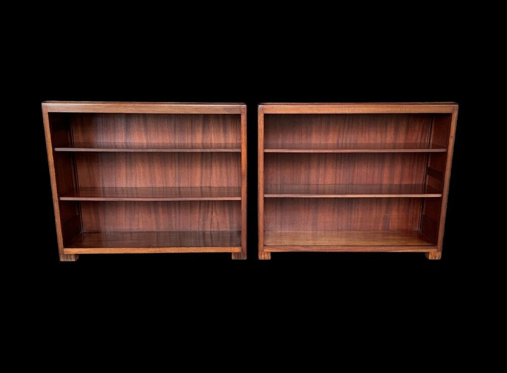 Pair Of Art Deco Bookcases By Betty Joel photo furniture