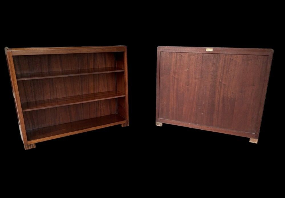 photo for sale Pair Of Art Deco Bookcases By Betty Joel